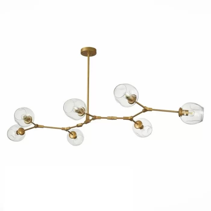 FL6546-L105 Lustra Cord Flitz Golden  metal+amber glass - img 1