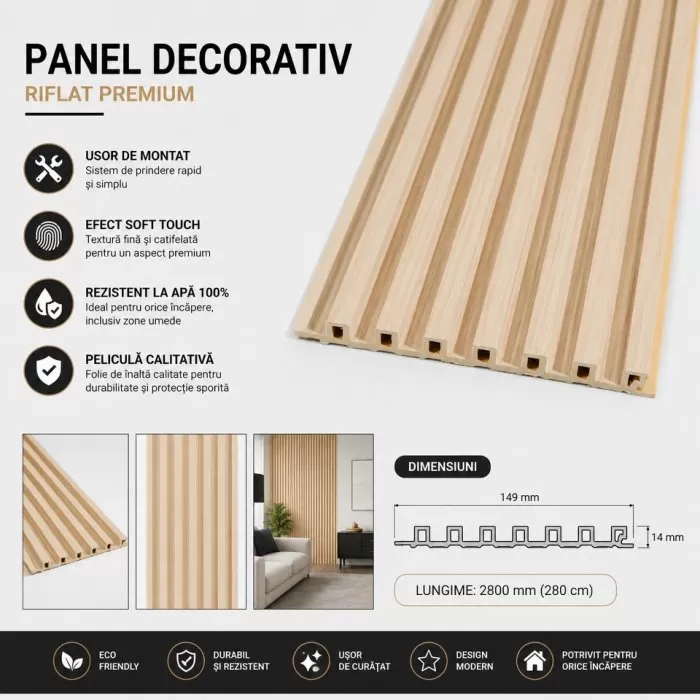IDR148X14-L10 Lamele bambus reflaj 148*14*2800mm 		 - img 3