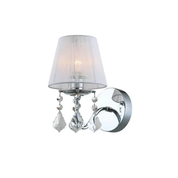 LP273-1W Aplica Cornelia White Lampardi 1x40w E14/ H25cm D14cm - img 1