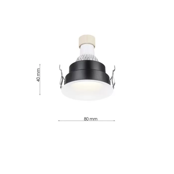 LP9120 Spot Downlight Lampardi D80*40mm/IP20 GU10 wh - img 3