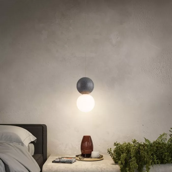 LP5166-1P Suspensie black CONCRETE Lampardi D100*192mm - img 2