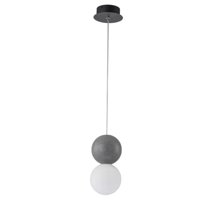 LP5166-1P Suspensie black CONCRETE Lampardi D100*192mm - img 1