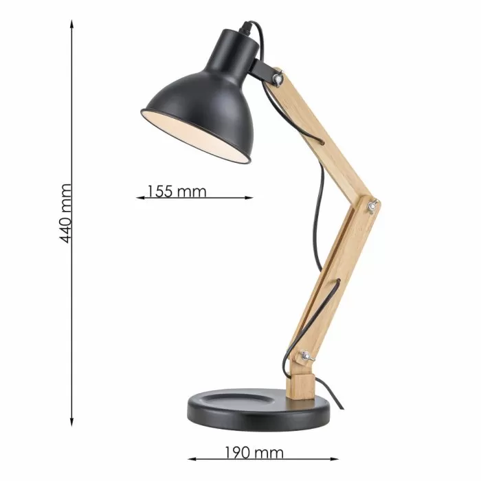 FL967-1T Veioza Table Flitz WH E27 - img 3
