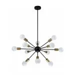 LP484-12 Lustra Tango Lampardi 8x60w E27/H65-100cm D55cm - img 1