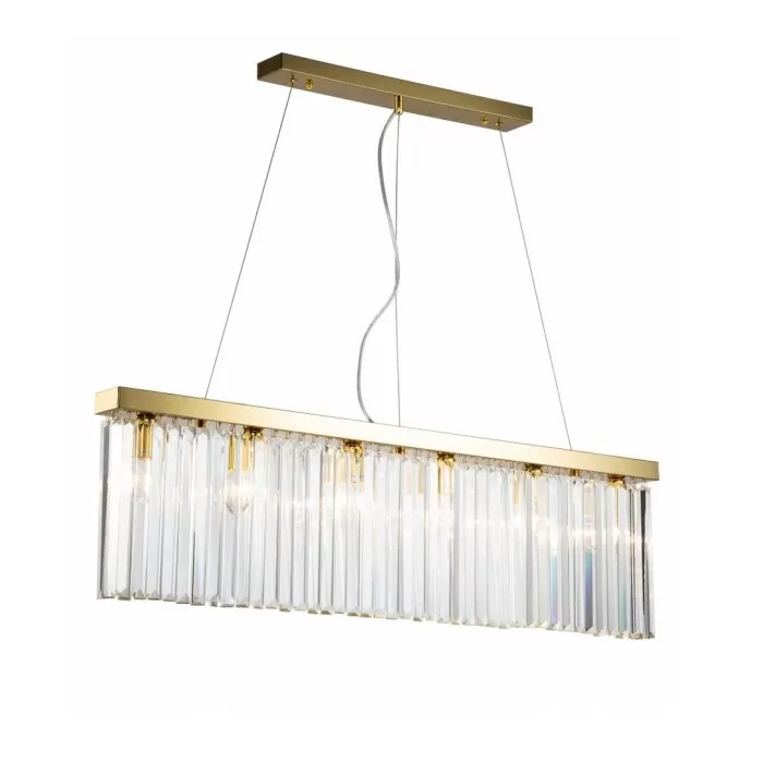 CLN174-L103 Lustra Phanteon Cellini 6x40w E14/H50-120cm D103cm - img 4