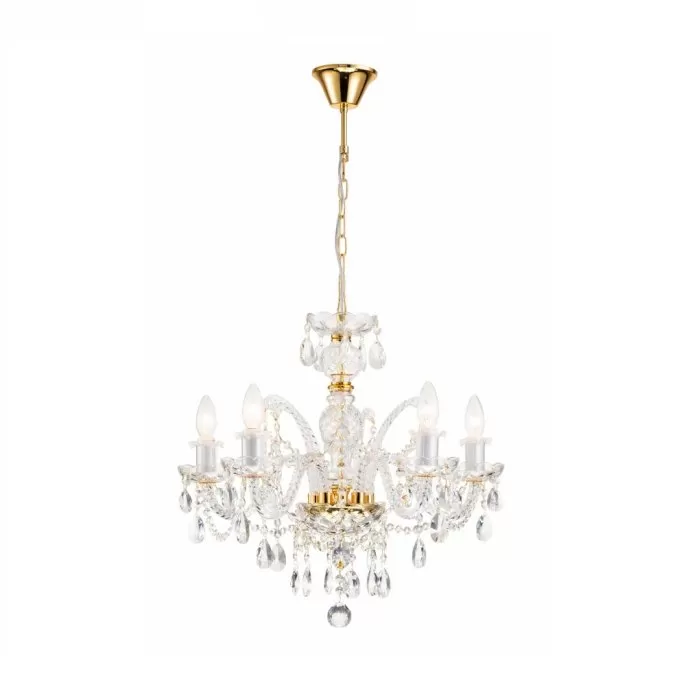 LP103-5 Lustra Natalie Lampardi 5x40w E14/H52cm D56cm - img 1