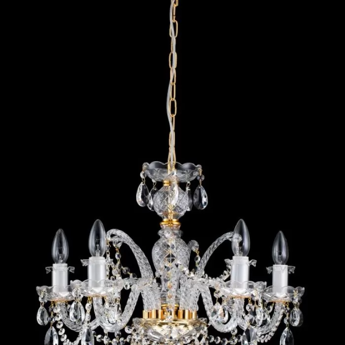 LP103-5 Lustra Natalie Lampardi 5x40w E14/H52cm D56cm - img 4