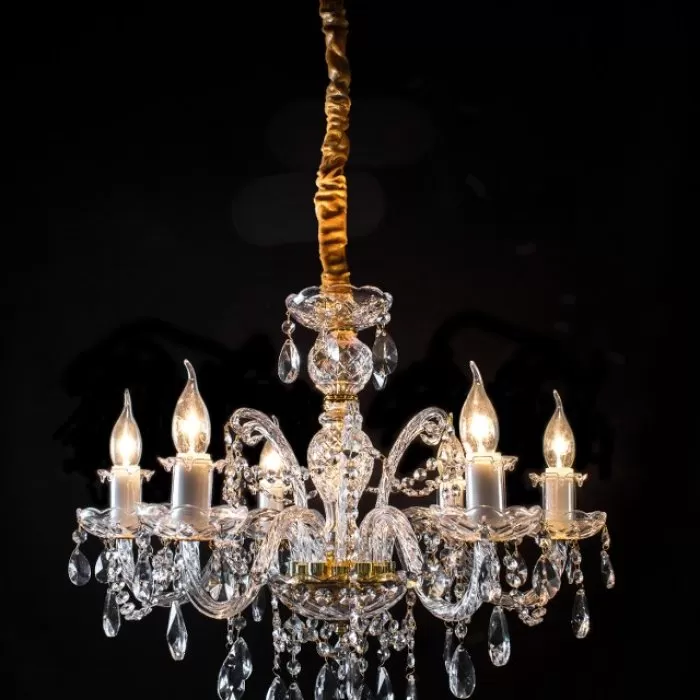 LP103-6 Lustra Natalie Lampardi 6x40w E14/H52cm D57cm - img 2