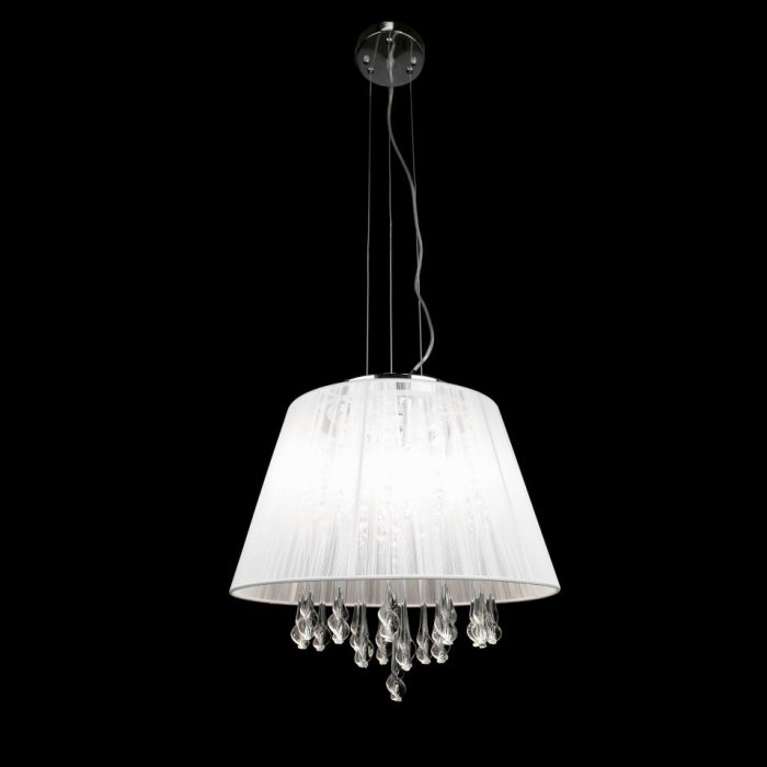 LP273-5 Lustra Cloud White Lampardi 5x40w E14/ H40-100cm D42cm - img 2