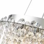 CLN176-D40 Lustra Luxor Cellini 9x50w G9/H42-120cm D40cm - img 6