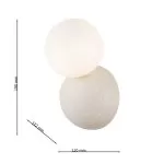 LP5167-1W Spot white CONCRETE Lampardi D190*122*200mm - img 3
