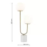 FL970-1T Veioza Giro Flitz Brass E27 - img 3