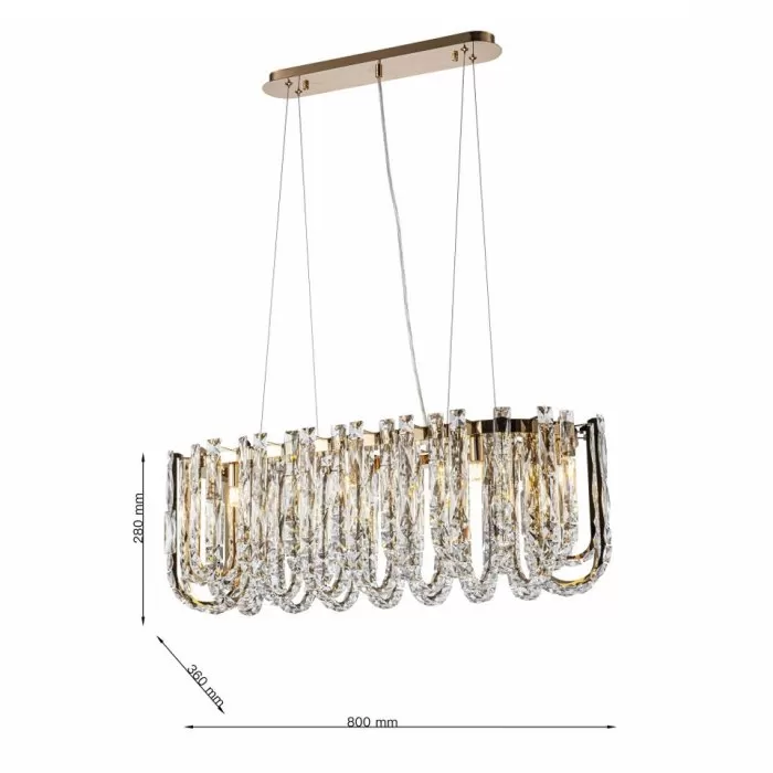 CLN125-L85 Lustra Lure Cellini  - img 3