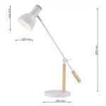FL972-1T Veioza Table Flitz WH E27 - img 3