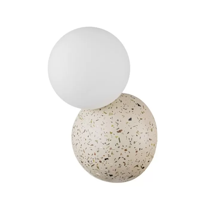 LP5168-1W Spot terrazzo white CONCRETE Lampardi D190*122*200mm - img 1