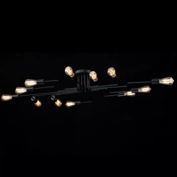 LP482-12C Lustra Cleber BK Lampardi 12x60w  - img 2