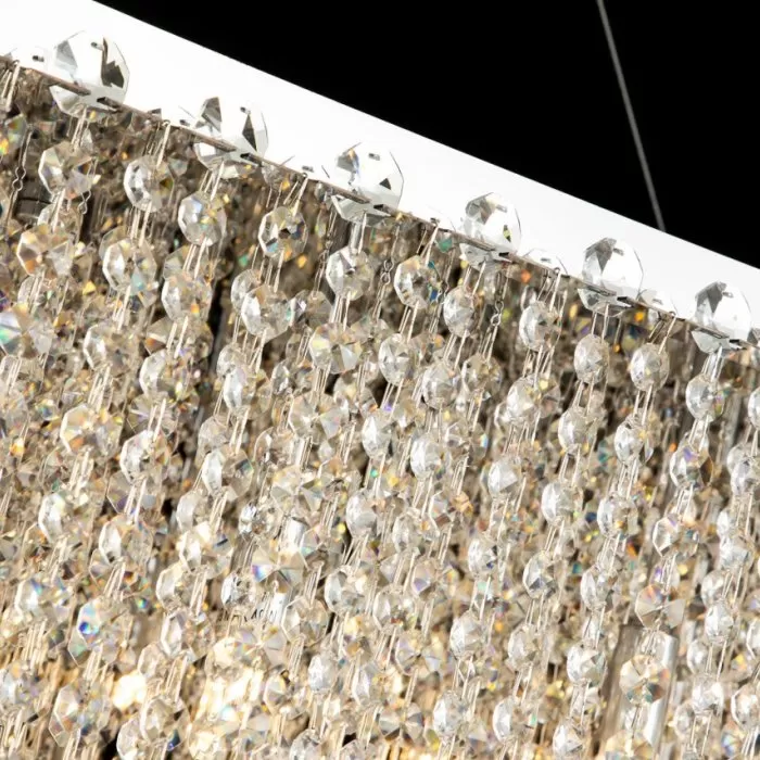 CLN176-L127 Lustra Luxor Cellini 28x50w G9/H80-150cm D127cm - img 5