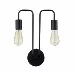 LP482-2W Aplica Cleber BK Lampardi 2x60w  - img 1