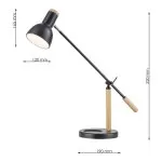 FL971-1T Veioza Table Flitz BK E27 - img 3