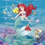 4-4020 Disney Ariel Singing 184*254cm - img 1
