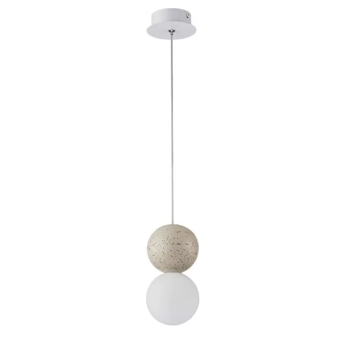 LP5168-1P Suspensie terrazzo white CONCRETE Lampardi D100*192mm - img 1