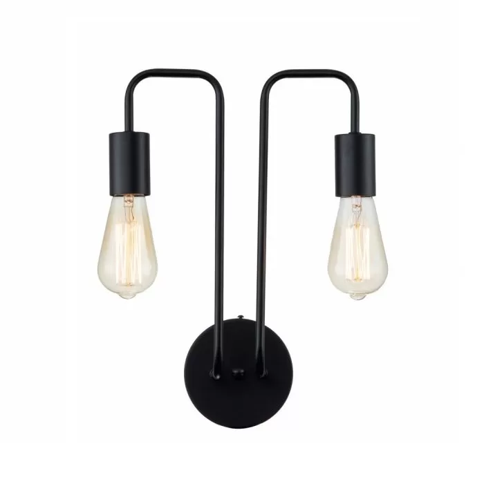 LP482-2W Aplica Cleber BK Lampardi 2x60w  - img 3