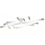 LP483-12C Lustra Cleber Wh Lampardi 12x60w  - img 3