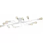 LP483-12C Lustra Cleber Wh Lampardi 12x60w  - img 1