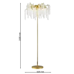 CLN1001-1F Lampadar Grapedrop Cellini gold D500*H1650 - img 3