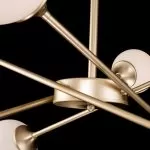 FL512-8C Lustra Milan Gold Flitz 8x60w E14/ H40cm D75cm - img 8