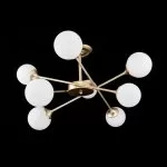 FL512-8C Lustra Milan Gold Flitz 8x60w E14/ H40cm D75cm - img 6