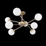 FL512-8C Lustra Milan Gold Flitz 8x60w E14/ H40cm D75cm - img 5