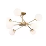 FL512-8C Lustra Milan Gold Flitz 8x60w E14/ H40cm D75cm - img 2