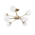 FL512-8C Lustra Milan Gold Flitz 8x60w E14/ H40cm D75cm - img 1