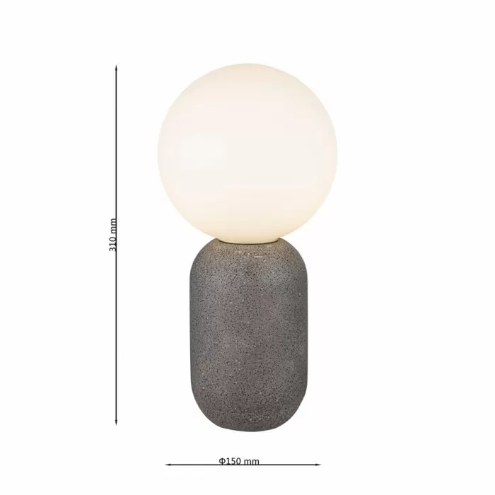 LP5169-1T Veioza black CONCRETE Lampardi D100*1660mm - img 3
