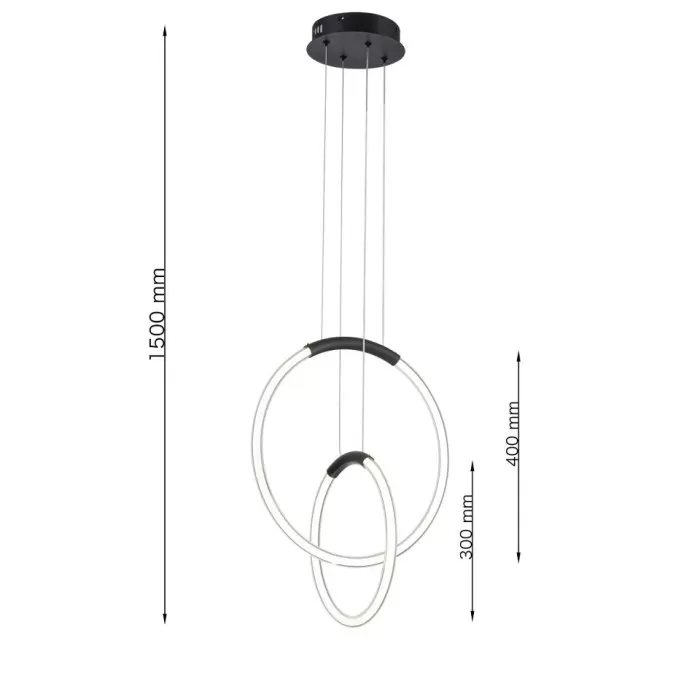 LP5209-2P Lustra Circus Lampardi 2.4G dimming - img 4