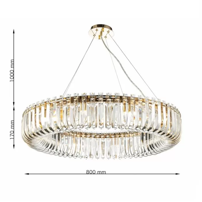 CLN132-D80P Lustra CARV Cellini FG - img 3