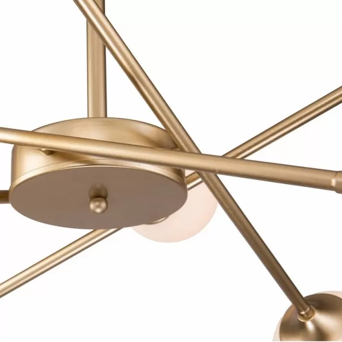 FL512-8C Lustra Milan Gold Flitz 8x60w E14/ H40cm D75cm - img 4