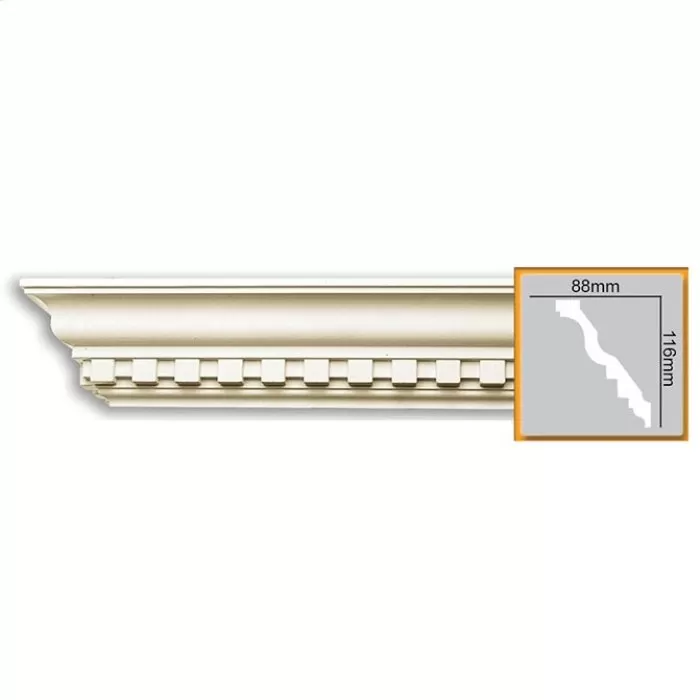 C233-8(C780) Cornisa cu ornament  Gaudi Decor 116x88x2440 - img 1
