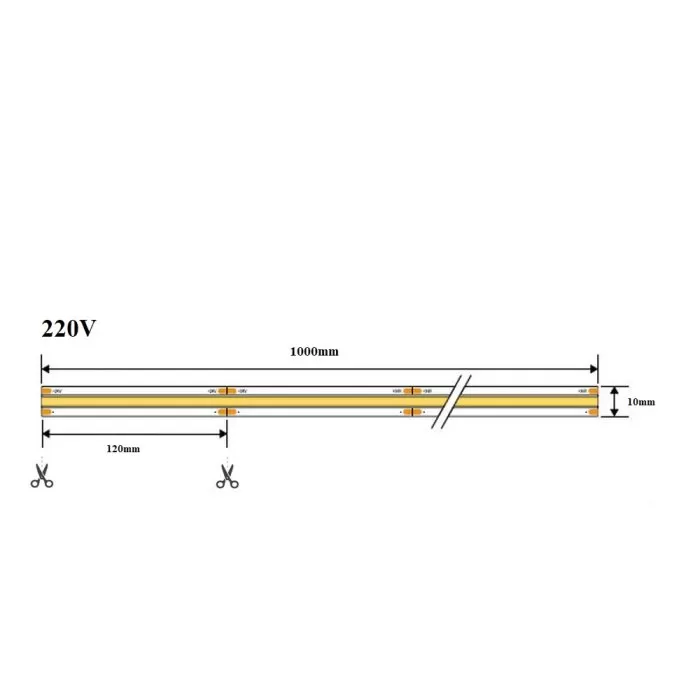 VL-COB296-C8W-10MM-220V-3000K - img 3