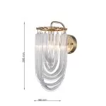 CLN130-1W Aplica French gold Cellini  - img 3