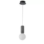 LP5169-1P Suspensie black CONCRETE Lampardi D100*120mm - img 1