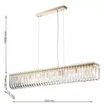CLN132-L100 Lustra CARV Cellini FG - img 3