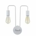 LP483-2W Aplica Cleber Wh Lampardi 2x60w  - img 1