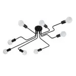 LP482-8C Lustra Cleber BK Lampardi 8x60w E27/H19cm D120cm - img 1