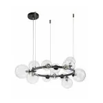 LP495-D70 Lustra Millas Black Lampardi 12x50w G9/H55-100cm D70cm - img 4