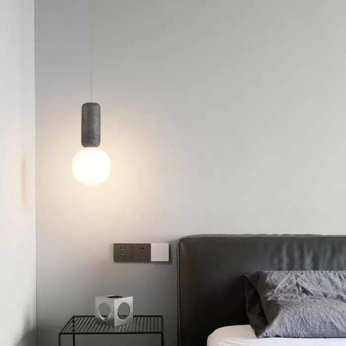 LP5169-1P Suspensie black CONCRETE Lampardi D100*120mm - img 2
