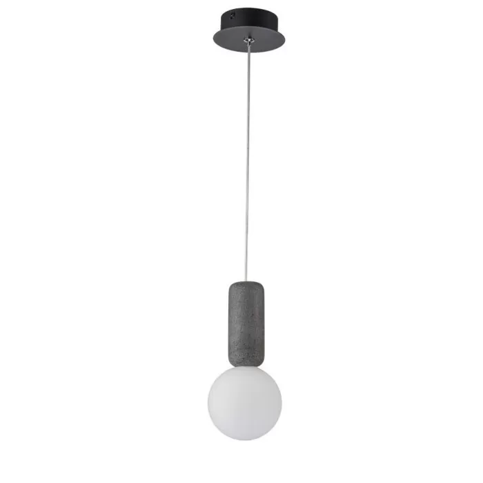 LP5169-1P Suspensie black CONCRETE Lampardi D100*120mm - img 1