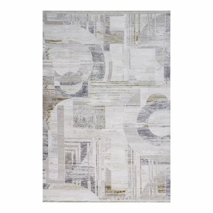 K715A Cream/ Grey Covor Kilim 160 x 230 Milat - img 1