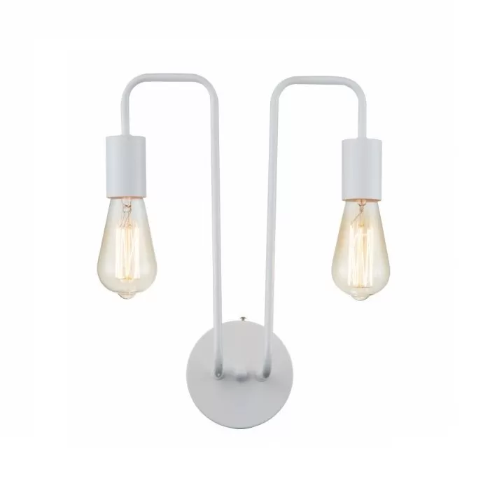 LP483-2W Aplica Cleber Wh Lampardi 2x60w  - img 3